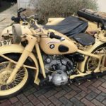 GERMAN WW2 BMW MOTORCYCLE & SIDECAR (FB721)
