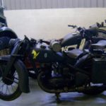 GERMAN WWII MOTORCYCLE (MJ084)