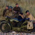 BRITISH WWII MOTORCYCLE (MJ082)